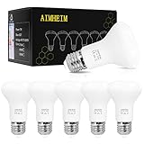 AIMHEIM R63 E27 LED Reflektor Leuchtmittel Warmweiß 2700K, 7W E27 LED Lampen Ersatz Halogen 60W, 820LM 120° Abstrahlwinkel, LED R63 Reflektorlampen Nicht Dimmbar,6 Stück (Warmweiß 2700K)