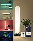 ALANTOP Smart Nachttischlampen, LED Lightbar mit WiFi APP Steuerung für Alexa und Google, RGB Lampe Sync mit Musik, für Gaming, Deko, PC, TV Hintergrundbeleuchtung, Raumdekoration