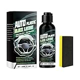 Pflegemittel Für Schwarze Verkleidung - 100ml Auto Verkleidung Pflegemittel Und Reinigungsmittel | Auffrischer Für Armaturenbrett Und Polster - Für Polsterung Sitz Armaturenbrett Stoßstange Tür Mittel