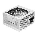 Mars Gaming MPIII550P, PC-Netzteil ATX 550W, 5 Jahre Garantie, 85% Effizienz, Digitales APFC-System, 120mm FDB-Lüfter mit AI-RPM, DC-DC- und SMD-Technologie, extra Lange Flachkabel, Weiß