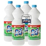 PUFAI Bundle – Bleichmittel Frühling – 1 L, 4er Pack | Kraftvolle Reinigung & Frischer Duft