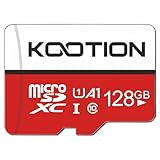 KOOTION Micro SD Karte 128GB Speicherkarte MicroSDXC bis zu 100 MB/s Klasse 10(A1 UHS-I U1) Micro SD Card Mini SD Karte Memory Card TF Speicher SD Karte für Kameras Handy Tablets Android Smartphones