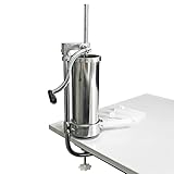 Wiltec Wurstfüller Wurstfüllmaschine mit 3,5L Fassungsvermögen für Wurstbrät Wurstmaschine zum Bratwurst selber machen