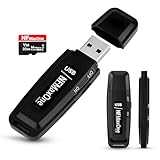 Digitaler Spionage-Aufnahmegerät mit 32 GB MicroSD im Lieferumfang enthalten | Mini-Audiorekorder, ideal für Meetings, Interviews, Unterricht, tragbarer USB-Brenner mit bis zu 500 Stunden Aufnahme