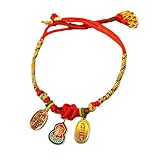 XOYIXOYI für Hunde und Katzen, langlebiges Haustierhalsband aus Seil, verstellbar, Bequeme Passform, modisches rotes Webdesign, für den täglichen Gebrauch und zur Stilverbesserung