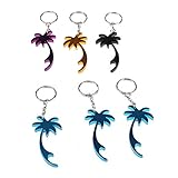 Multifunktionaler Aluminium Flaschenöffner Für Palmen Schlüsselanhänger Tragbarer Bierflaschenöffner Den Außenbereich Schlüssel Col