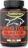 Tostoron TURBO TOSTO BLASTER 166 Kapseln MACA SCHWARZ, L-Arginin, Tribulus, L-Citrullin, TESTO GRANATE®, Cordyceps, Ginseng, Ginkgo, Bockshornklee, Pinienrinden, Vit.C+B5, Selen, Zink 1 Dose(1x134,1g)