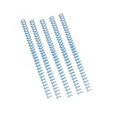 Binderücken für nachfüllbares Notizbuch, Tagebuch, Planer, Bürobedarf, Studium, Notizen, 12 mm, 5 Stück