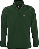 Baddery Jäger Pullover: Hirsch - Geschenk für Jäger - Fleece für Jäger - Jägerbekleidung - Jagd-Kleidung - Jäger Bekleidung - Wald Förster Pulli Sweatshirt Outdoor Pirsch Jagdausrüstung (XL)