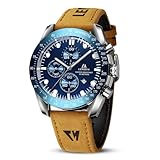 LN LENQIN Uhren Herren Analog Quarz Herren Uhr 30M Wasserdicht Armbanduhr Herren mit Datum Mode Casual Uhren für Männer Kein Chronograph