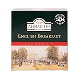 Ahmad Tea English Breakfast Teebeutel mit Band/Tagged, Schwarzer Tee, 200 gramm