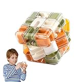 Großes 3D-Labyrinth-Würfelpuzzle,Anregendes Denkspiel, Fördert räumliches Vorstellungsvermögen, Stressabbau und logisches Denken, Lernspiel für Erwachsene und Jugendliche (A)