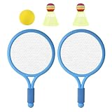 UncleS Kinder Tennisschläger Badmintonschläger Mit Tennis Und 2 Shuttlecocks Für Freien Sportsportausrüstung