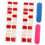 MUCKLILY 2Blätter Selbstklebende Nagellackaufkleber Für Nagelkunst Einfache Anwendung Für Nageldesigns Sticker Für DIY Maniküre Zu Hause
