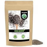 Chiasamen 500g von Alpi Nature, Chia Samen, schwarze Chiasamen für Smoothies, Joghurt, Müsli, Pudding