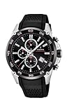 Festina Unisex Erwachsene Chronograph Quarz Uhr mit Kautschuk Armband F20330/5