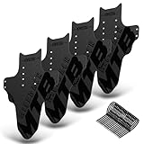 NICEDACK Schutzbleche Mountainbike, 2 Stück Mudguard Fit 20''- 29 Zoll MTB Schutzblech Vorne und Hinten Kompatibler Fahrrad Spritzschutz (Schwarz-4 Stück)