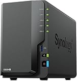 Synology DS224+ 2-Bay Diskstation NAS (Intel Celeron J4125 4-Core 2.0 GHz 2GB DDR4 RAM 2xRJ-45 1GbE LAN-Port) 12TB Bundle mit 2X 6TB Bestpreis Festplatten