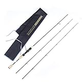 TENVORA Teleskoprute,Angelrute Spinnrute 1.8m 0.8-5g Köder Gewicht Ultra Light Rod 2-5LB Linie Gewicht Ultra Light Angelruten(Spinning Rod)