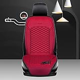 Sitzheizung Auflage Stuhl Sitzheizung Auto 12v Beheizbare Sitzauflage Auto 12v Heizdecke 12 Volt Auto Sitzauflage Beheizbar Heizauflage Auto Autositz Kissen,red-1Sitz