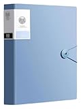 kunststoffhüllen-mappe,a4-mappe, Sichtbuch im A4-Format, Projektmappe for Präsentationsdateien mit 40 Taschen, perfekt for Präsentationen, Ablage, Aufbewahrung, Büro, Schule(Blue)