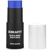 CCbeauty Bodypainting Farben Blau Creamy Blendable Stick Ölbasierte ungiftige Face Paint Schminkstifte für Gesicht & Körper Halloween Körperkunst Party Schminke