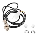 ULTECHNOVO Motorcycle Speedometer Sensor Kabel Universeller Odometer Sensor für Motorräder Einfache Installation Präzise Datenverfolgung Verbesserte Langlebiges Material