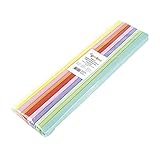 gimboo - Krepppapier 10 Rollen Pastel 50 x 200 cm Sortiert/Kreppband Bunt Bänder Crepe Paper/ideal für Kreativen Hobbies/ 1 Pack/Farbig sortiert, 14113352-98