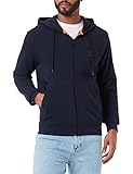 BOSS Casual Herren Sweatjacke Zetalky Blau X-Large