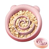 Holdes Slow-Food-Napf, Slow-Feeder-Napf für Hunde - Puzzle Maze Futternapf,Rutschfester Anti-Chocking Futternapf für langsameres Füttern, interaktive interaktive Futternäpfe für Hunde, gesunde