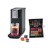Tchibo Qbo ESSENTIAL Premium Kapselmaschine inkl. 30 recyclebare Qbo Kapseln für Espresso, Caffè und Caffè Grande, kompaktes, innovatives Design, Dark Berry