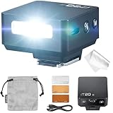 Godox iT20-R TTL Mini-Blitz für Ricoh GR III, iT20R Kompakter Aufsteckblitz, P-TTL kompatibel, USB-C wiederaufladbarer Akku, Magnetische Farbfilter inklusive