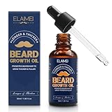 Bartöl Für Bart Wachstum, Ernähren Und Fördern Bartwachstum Bart Öl, Bartpflege Oil Für Männer Herren, Verleiht Ihrem Bart Schnell Länge Und Dicke Beard Oil, Für Den Männer Bart- Und Haar Wachstum