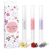 Makartt Nagelöl Cuticle Oil Pen - 3 Nagelpflegestift Revitalisierendes Nagelhautöl für die Nagelhaut Nagelreparaturöl Nagelhautweichmacher Feuchtigkeitspflege Nail Oil