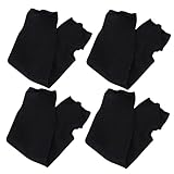 SHINEOFI 4 Stück Anti-geschnittene Armschutz Anti-Schnitt Armmanschette für den Garten Armstulpen schweißen schützend Sicherheits-Armstulpe Armabdeckung schnittfester Armschutz hppe Schwarz