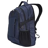 Laptop-Rucksack, externer USB-Ladeanschluss Sportrucksack mit großer Kapazität für Sport für Outdoor-Reisen(Dunkelblau)