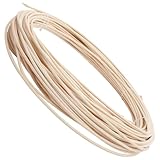 jojofuny Natürliches Rattan Geflecht Rundes Cane Webbing Handwerk Material DIY Möbel Reparatur Korbboden Peddigrohr Ersatz für Gartenmöbel und Stuhlpolsterung