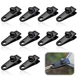 Planenspanner Tarp Clips Zeltplanen Trägerklemme Kunststoff Planenbefestigung Zeltklammern Einstellbar Planenclips für Camping Planen Sonnensegel Garden Markisen Zelte Vordächer