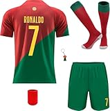 Mikalay Neu #7 Heim Fußball Trikot/Shorts/Socken für Kinder Geschenk Set Jugendgrößen (Heim,24)