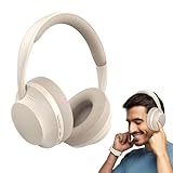 Kabelloses Computer-Headset, Over-Ear-Kopfhörer, hohe Ausdauer, 20,3 x 19,1 x 3,8 cm, leichtes Design, Studio-Musik-Kopfbedeckung für Jugendliche, Teenager, Erwachsene, Cloud Rock