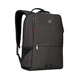 WENGER MX Reloaded Laptop-Rucksack mit Tabletfach bis 10 Zoll, Notebook bis 14 Zoll, 17 l, Damen Herren Business Uni Schule Reisen, Heather Grey, 611643