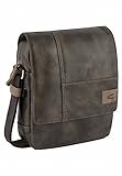camel active Laos Herren Überschlagtasche Umhängetasche Klein Braun