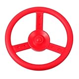 HONITANO Kinderspielzeug Lenkrad aus Robustem Kunststoff Runde Scheibe Wetterfest Fördert Armkraft für Schaukel und Spielplatz Bunte Farbauswahl Geeignet für Garten und Zufällige Farbe