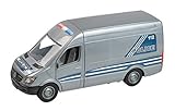 Tigres Mercedes-Benz Sprinter Polizeiauto, Modellauto Spielzeug, Grau mit Blauer Polizei-Beklebung, ab 3 Jahre