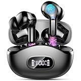 Bluetooth Kopfhörer in Ear, Kopfhörer Kabellos Bluetooth 5.3 mit ENC Noise Cancelling Mikrofon, 2025 Neue Wireless Kopfhörer mit 40H Tiefer Bass, IP7 Wasserdicht Wireless Earbuds Ohrhörer, LED-Anzeige