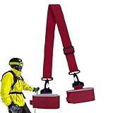 Skimatte Tragegurt Für Skier Und Stöcke, Ski Tragegurt Verstellbar, Tragehilfe Ski Und Stöcke, Nylon Tragbarer Skigurt, Schultergurt/ Riemen Für Skiboard Snowboard, furs Outdoor Ski-Ausrüstung