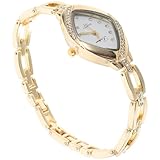 POPETPOP Damen-Armbanduhr – Damen-Armreif Quarz-Armband Mit Strasssteinen Zierliche Moissanit-Uhr Diamant-Uhr Runde Bling-Uhr Muttertagsgeschenk Für Mama