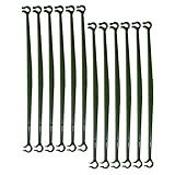 Toyvian 12Stücke Teiliges Pflanzenstützen Steckverbinder Verformbare Unterstützung für Tomaten und Gemüse Robust und Langlebig für Garten und Balkonpflanzen zu Montieren