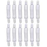 RUNROTOO 12 Stück Bettlakenbefestigungen Spannbettlaken Clips aus Kunststoff Verstellbare Eckbänder für Matratzen und Bettwäsche Rutschfestes Bettzubehör für Haushalt und Schlafzimmer