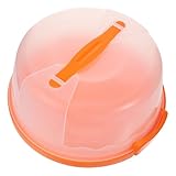FUNOMOCYA 1 Stück Durchsichtige Plastik Tortenbox mit Verschluss für Runde Kuchen für Einfache Aufbewahrung und Transport